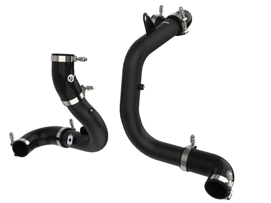aFe 46-20414-B BladeRunner Aluminum Hot and Cold Charge Pipe Kit Black