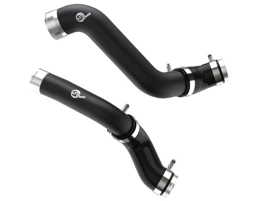 aFe 46-20424-B BladeRunner 2-1/2 IN to 3 IN Aluminum Hot and Cold Charge Pipe Kit Black