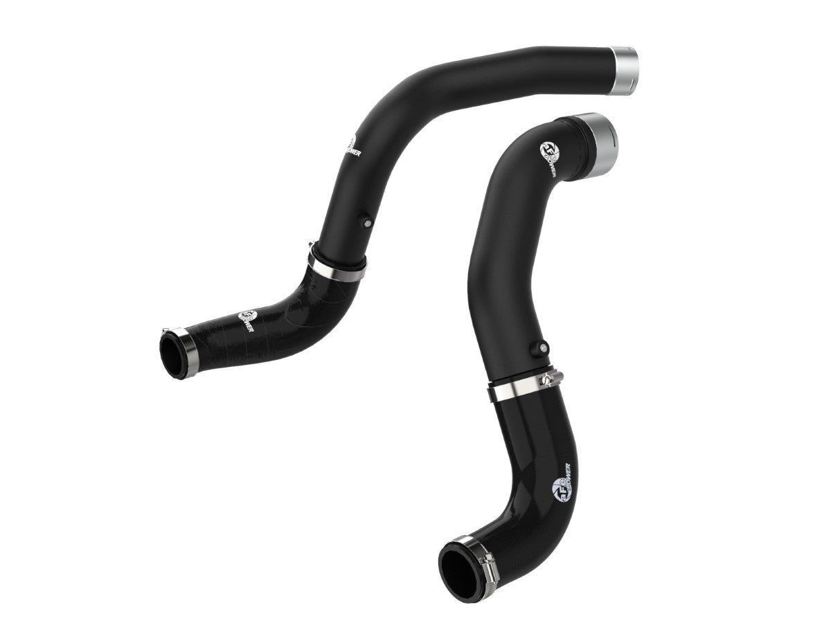 aFe 46-20434-B BladeRunner 3 IN Aluminum Hot and Cold Charge Pipe Kit Black