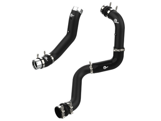 aFe 46-20444-B BladeRunner Aluminum Hot and Cold Charge Pipe Kit Black