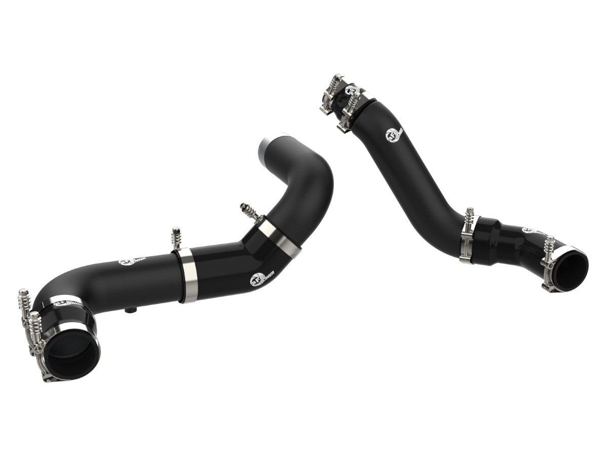 aFe 46-20494-B BladeRunner Aluminum Hot and Cold Charge Pipe Kit Black