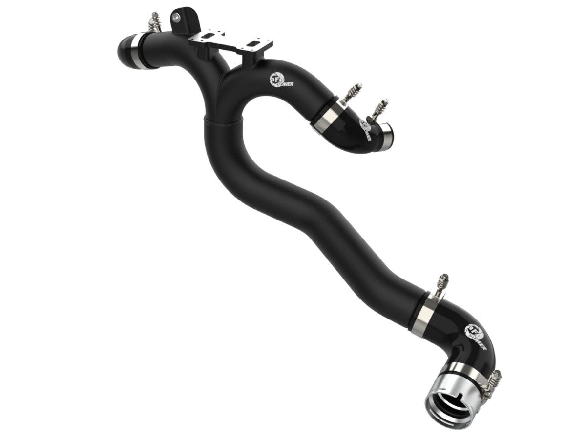 aFe 46-20508-B BladeRunner 2-1/2 IN to 2-3/4 IN Aluminum Hot Charge Pipe Black