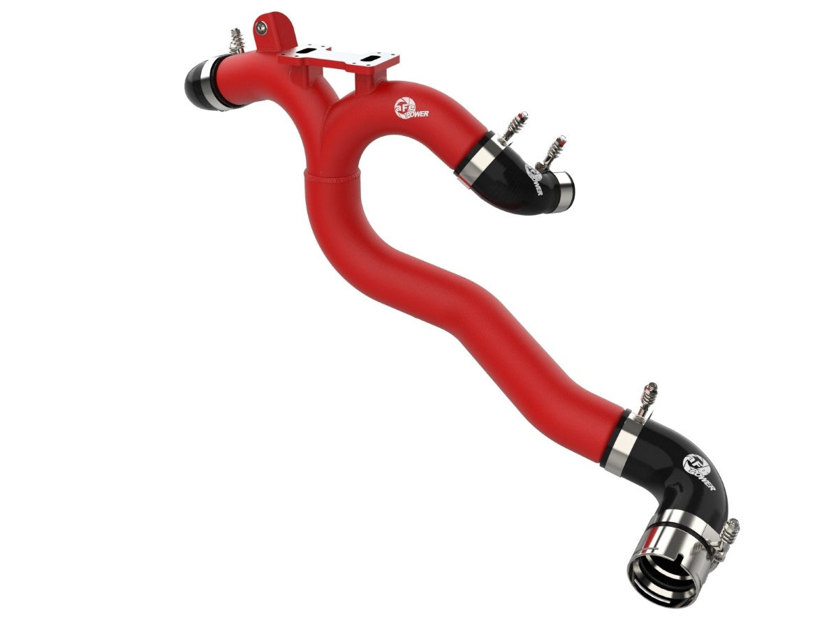 aFe 46-20508-R BladeRunner 2-1/2 IN to 2-3/4 IN Aluminum Hot Charge Pipe Red