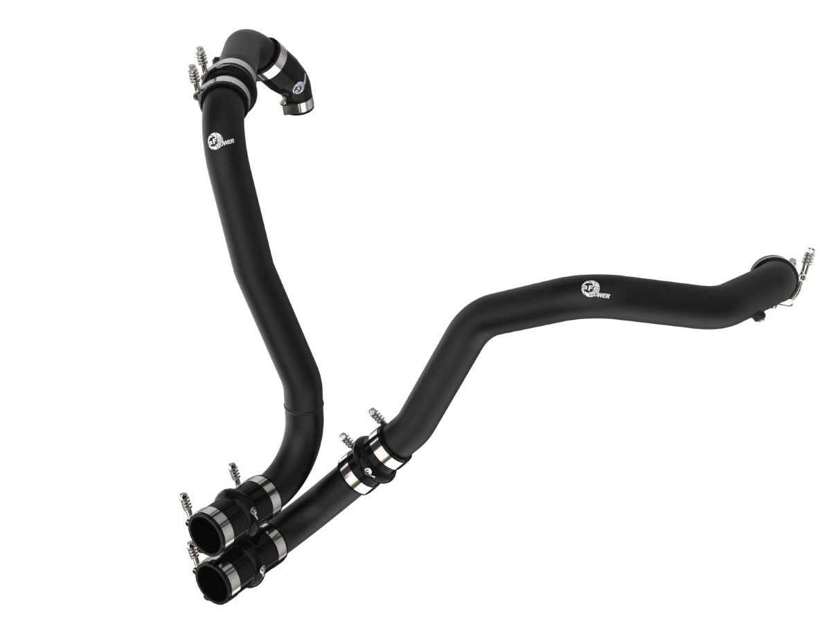 aFe 46-20518-B BladeRunner 2.5 IN Aluminum Hot Charge Pipe Black