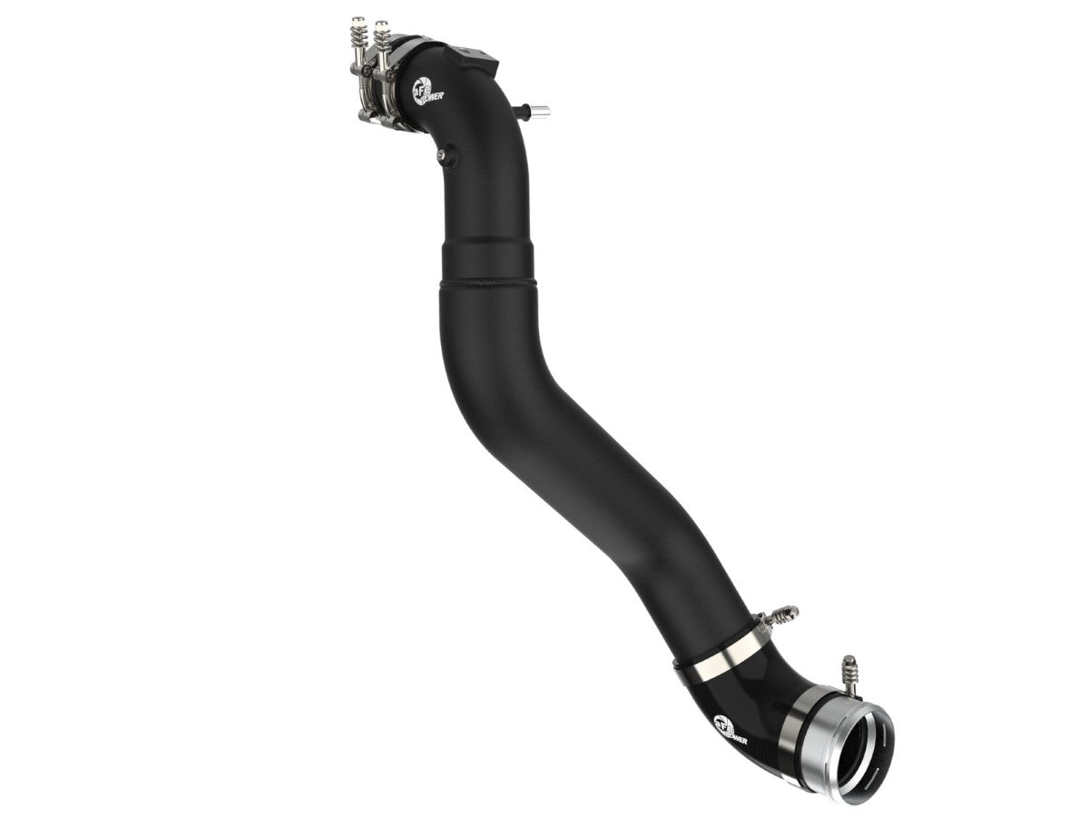 aFe 46-20519-B BladeRunner 3 IN to 3.5 IN Aluminum Cold Charge Pipe Black