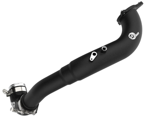 aFe 46-20548-B BladeRunner 2-1/4 IN to 2-3/4 IN Aluminum Hot Charge Pipe Black