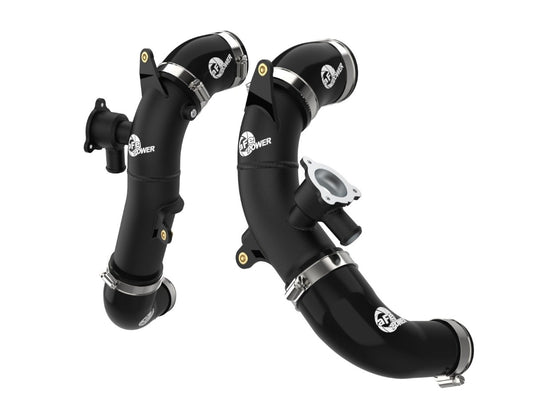aFe 46-20568-B BladeRunner 2.5 IN Aluminum Hot Charge Pipe Black