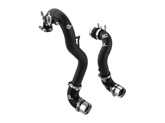 aFe 46-20574-B BladeRunner Aluminum Hot and Cold Charge Pipe Kit Black