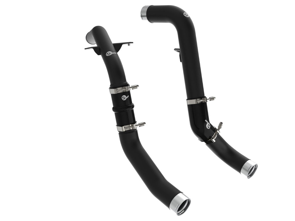 aFe 46-20594-B BladeRunner Aluminum Hot and Cold Charge Pipe Kit Black