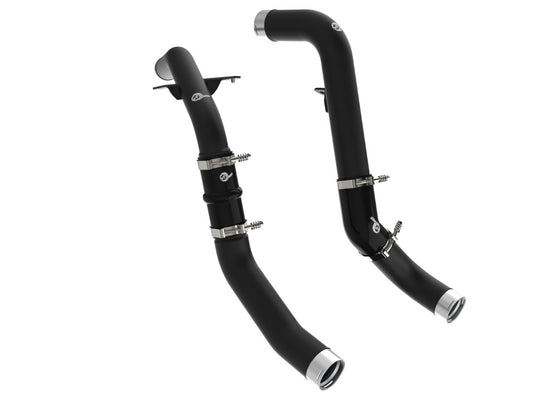 aFe 46-20594-B BladeRunner Aluminum Hot and Cold Charge Pipe Kit Black