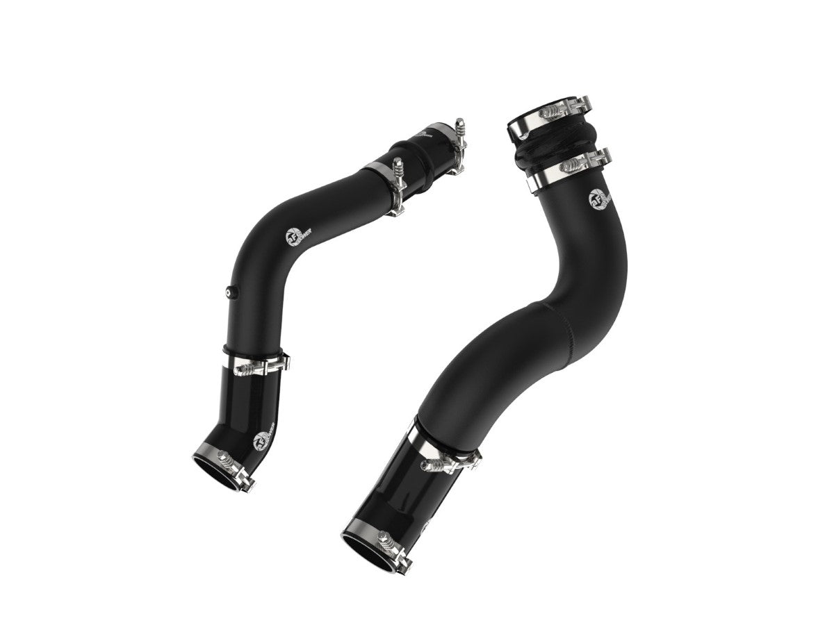 aFe 46-20614-B BladeRunner Aluminum Hot and Cold Charge Pipe Kit Black