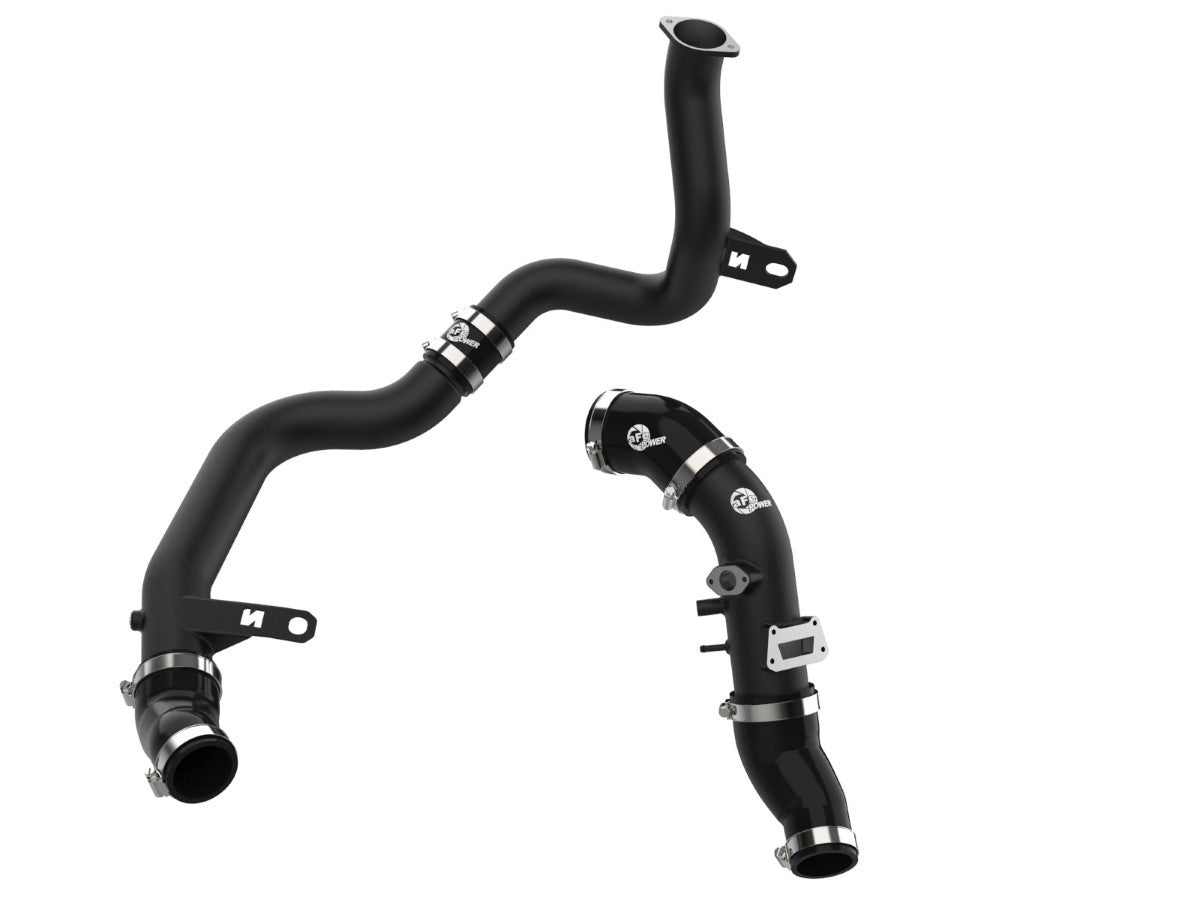 aFe 46-20624-B BladeRunner Aluminum Hot and Cold Charge Pipe Kit Black