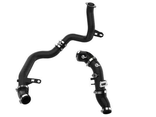aFe 46-20624-B BladeRunner Aluminum Hot and Cold Charge Pipe Kit Black