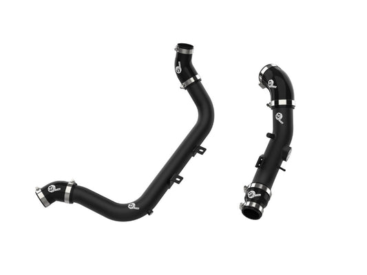 aFe 46-20634-B BladeRunner Aluminum Hot and Cold Charge Pipe Kit Black