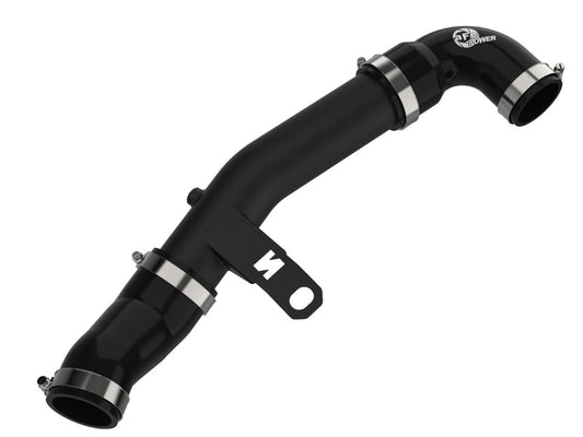 aFe 46-20646-B BladeRunner 2-1/2 IN Aluminum Lower Hot Charge Pipe Black