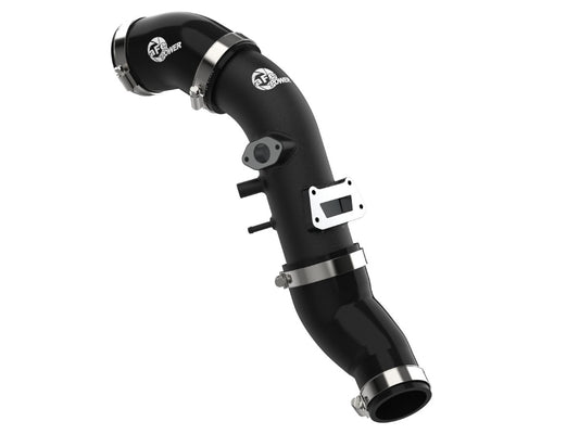 aFe 46-20649-B BladeRunner 2-3/4 IN Aluminum Cold Charge Pipe Black