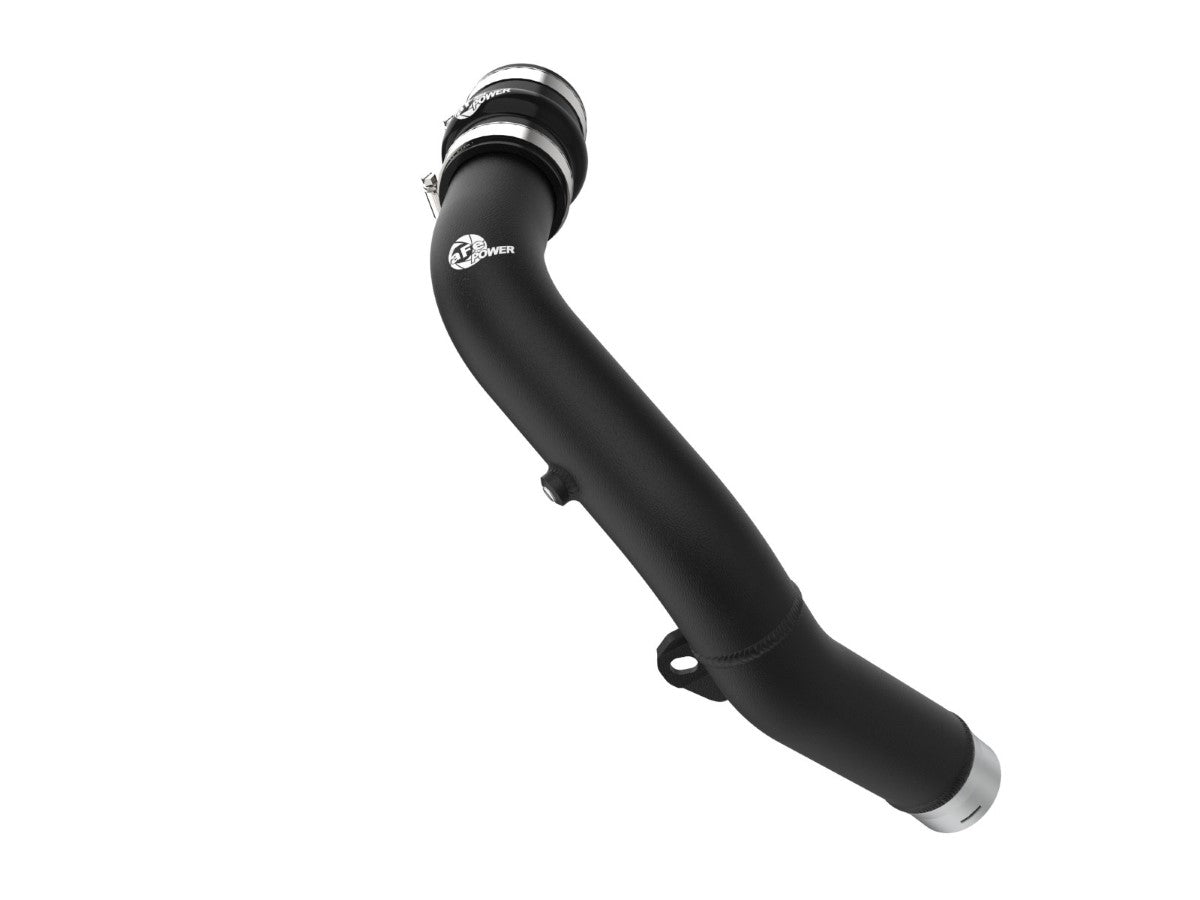 aFe 46-20668-B BladeRunner 2-1/2 IN Aluminum Hot Charge Pipe Black