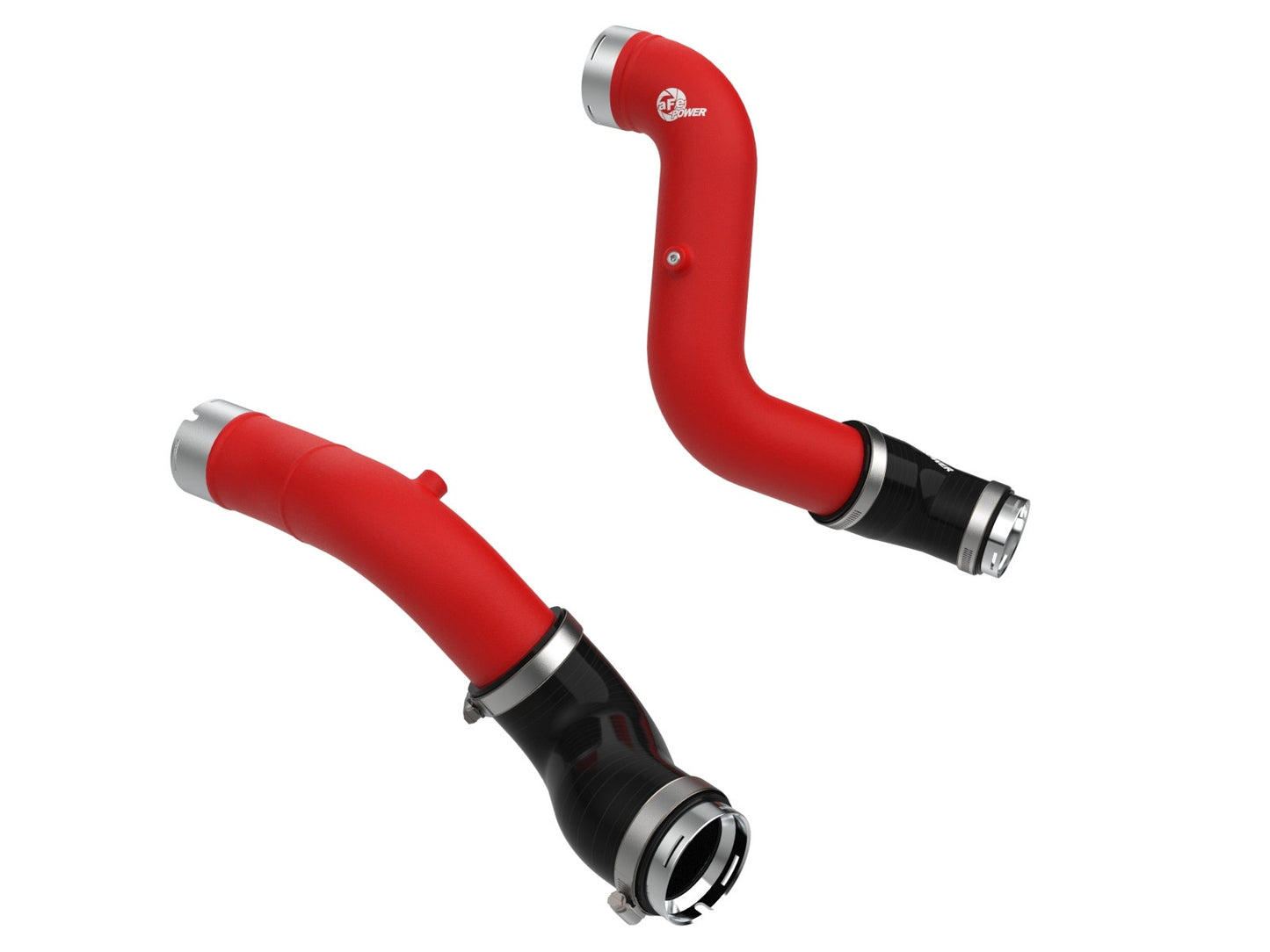 aFe 46-20744-R BladeRunner Aluminum Hot and Cold Charge Pipe Kit Red