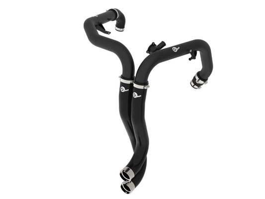aFe 46-20758-B BladeRunner 2-1/4 IN Aluminum Hot Charge Pipe Black