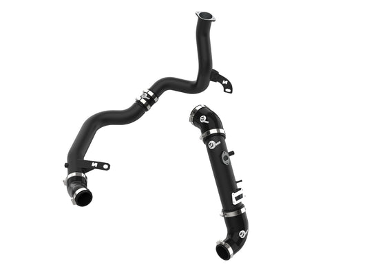 aFe 46-20764-B BladeRunner Aluminum Hot and Cold Charge Pipe Kit Black