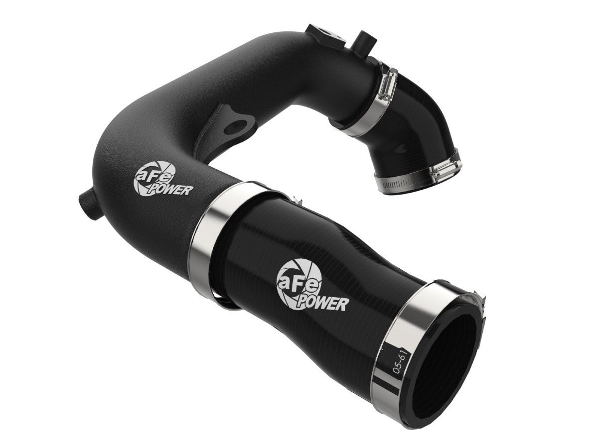 aFe 46-20778-B BladeRunner 2-1/2 IN Aluminum Hot Charge Pipe Black