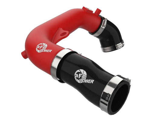aFe 46-20778-R BladeRunner 2-1/2 IN Aluminum Hot Charge Pipe Red