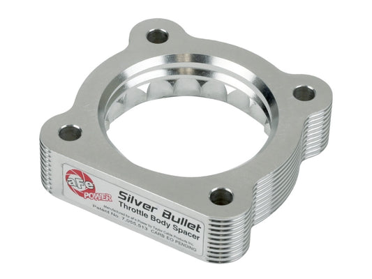 aFe 46-32009 Silver Bullet Throttle Body Spacer - Silver