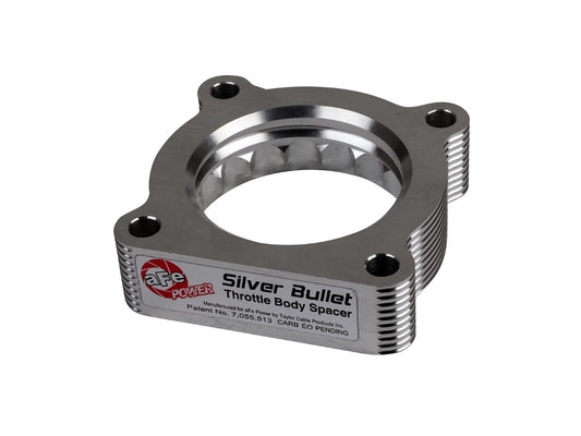 aFe 46-32010 Silver Bullet Throttle Body Spacer - Silver