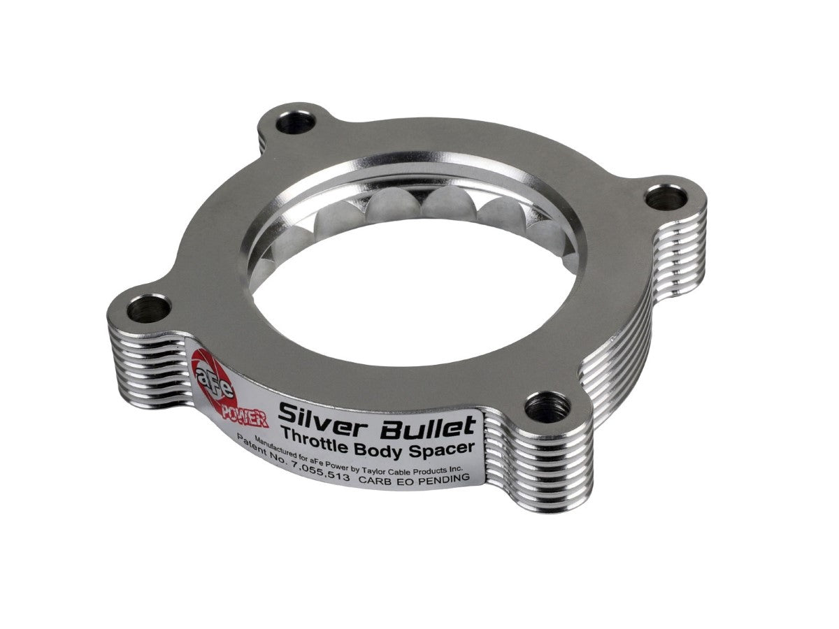 aFe 46-33016 Silver Bullet Throttle Body Spacer - Silver