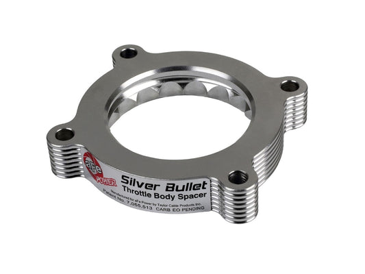 aFe 46-33016 Silver Bullet Throttle Body Spacer - Silver