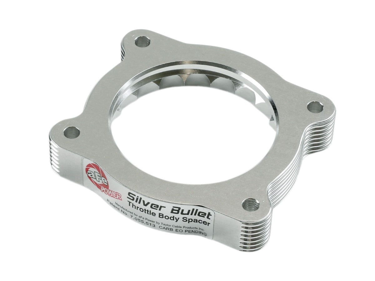 aFe 46-34018 Silver Bullet Throttle Body Spacer - Silver