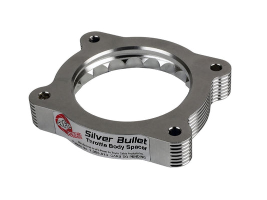 aFe 46-34022 Silver Bullet Throttle Body Spacer - Silver