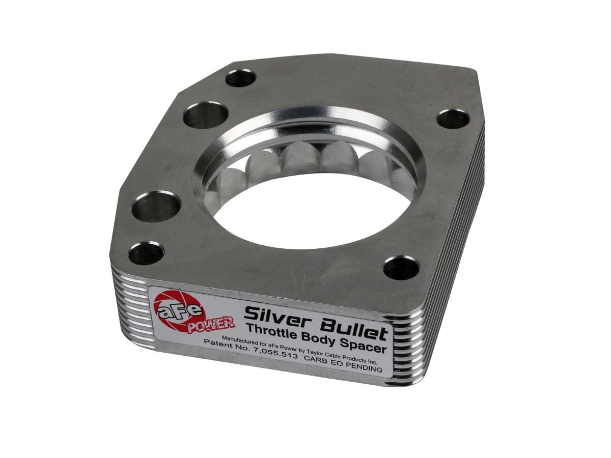 aFe 46-37005 Silver Bullet Throttle Body Spacer - Silver