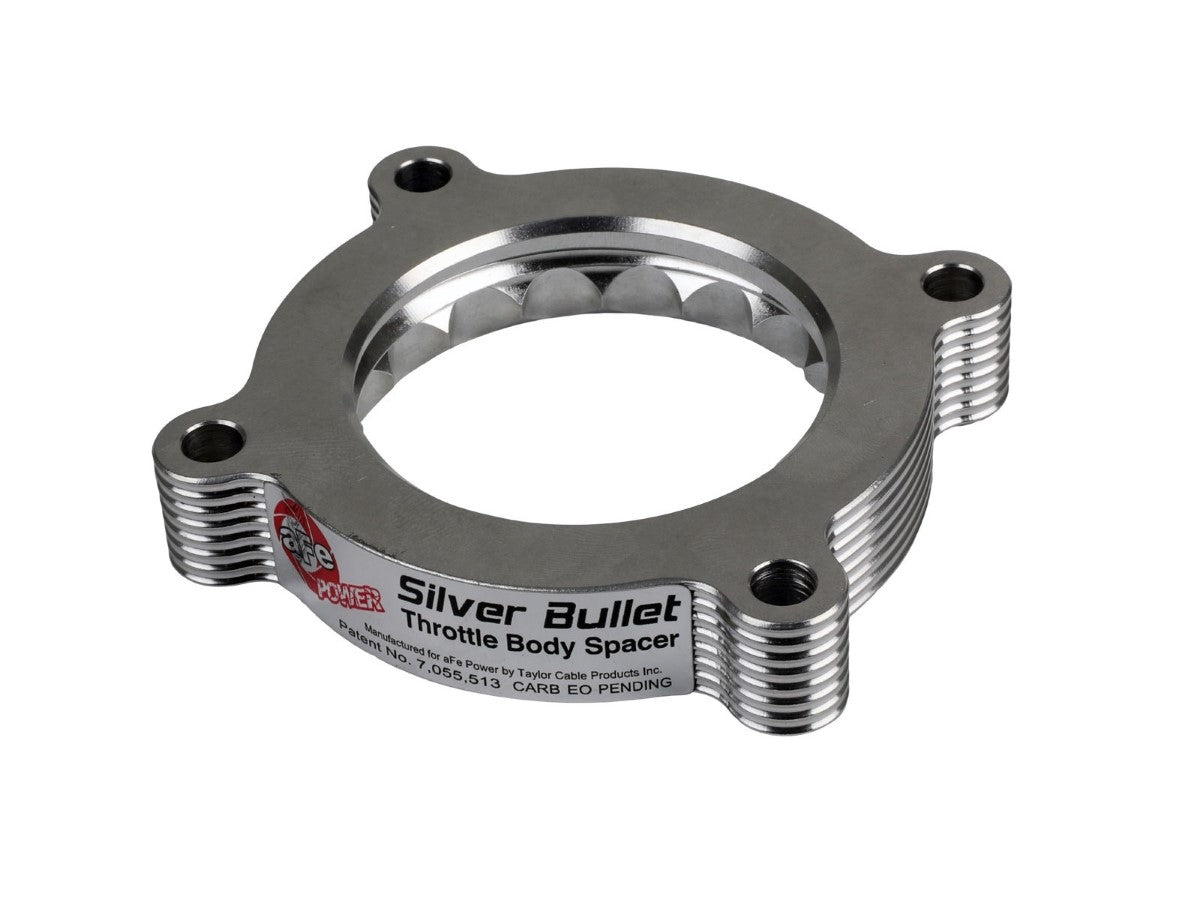 aFe 46-37006 Silver Bullet Throttle Body Spacer - Silver
