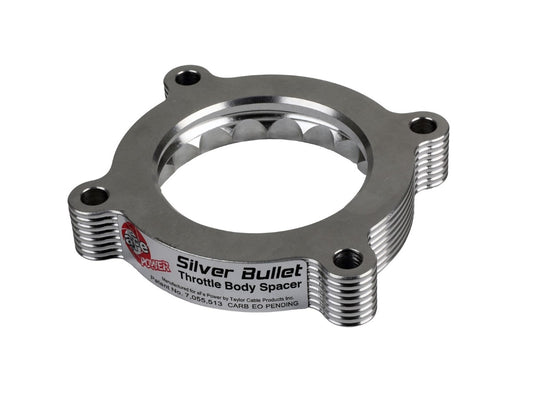 aFe 46-37006 Silver Bullet Throttle Body Spacer - Silver