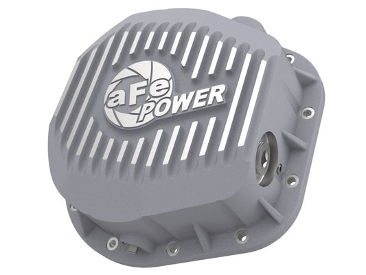 aFe Rear Differential Cover (Raw; Street Series); Ford Diesel Trucks 86-13 V8 (td)