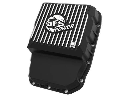aFe 46-70062 aFe POWER Pro Series Transmission Pan Black w/ Machined Fins