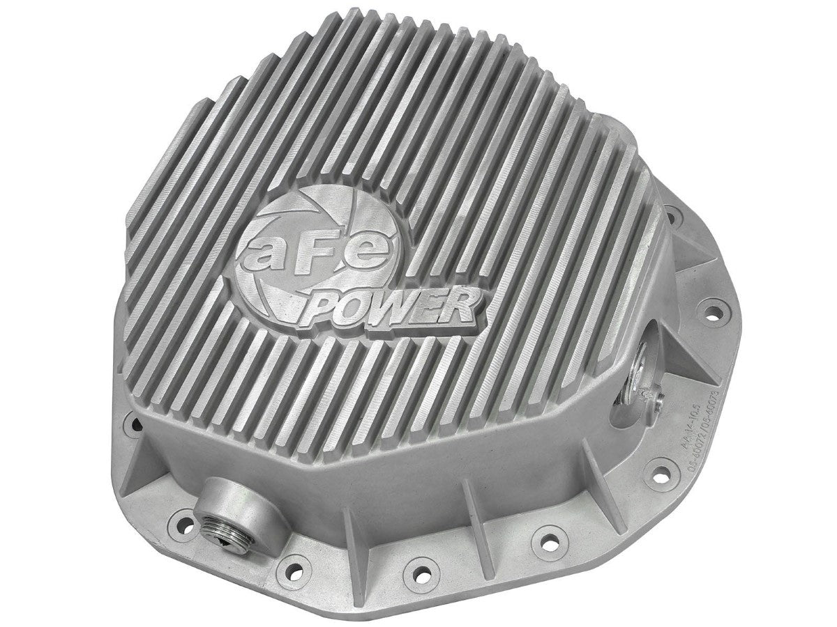 aFe 46-70090 aFe POWER Street Series Rear Differential Cover Raw w/ Machined Fins