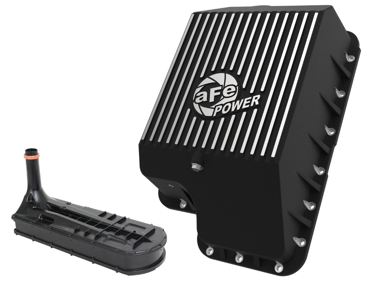 aFe 46-70122-1 aFe POWER Pro Series Transmission Pan Black w/ Machined Fins