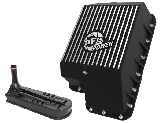 aFe 46-70122-1 aFe POWER Pro Series Transmission Pan Black w/ Machined Fins