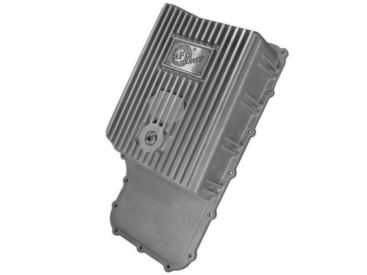 aFe 46-70180 aFe POWER Street Series Transmission Pan Raw w/ Machined Fins