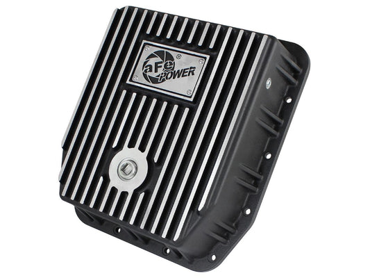 aFe 46-70222 aFe POWER Pro Series Transmission Pan Black w/ Machined Fins