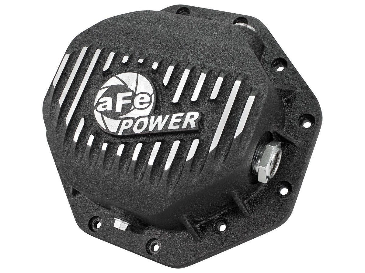 aFe 46-70272 aFe POWER Pro Series Rear Differential Cover Black w/ Machined Fins