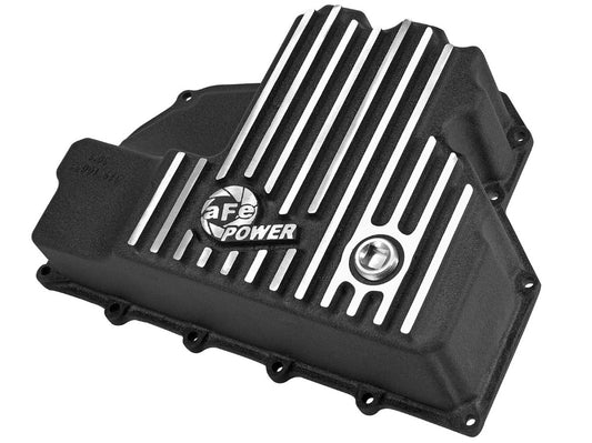 aFe 46-70282 aFe POWER Pro Series Engine Oil Pan Black w/ Machined Fins