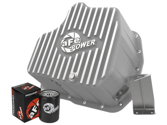 aFe 46-70330 aFe POWER Street Series Engine Oil Pan Raw w/ Machined Fins