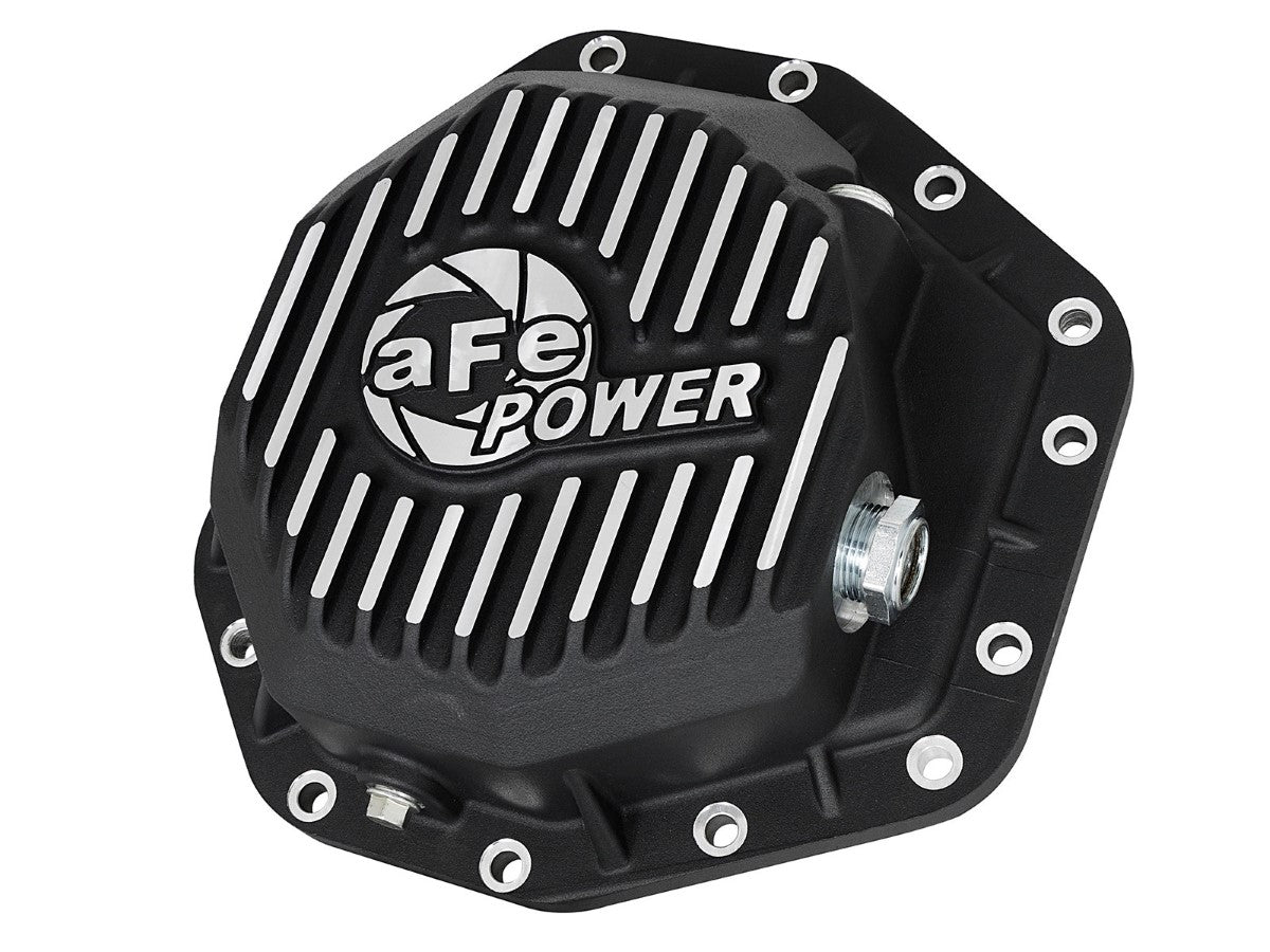 aFe 46-70352 aFe POWER Pro Series Rear Differential Cover Black w/ Machined Fins