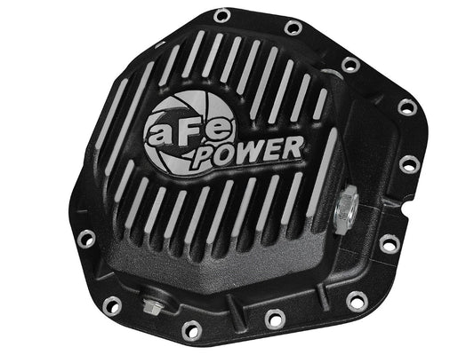 aFe 46-70382 aFe POWER Pro Series Rear Differential Cover Black w/ Machined Fins