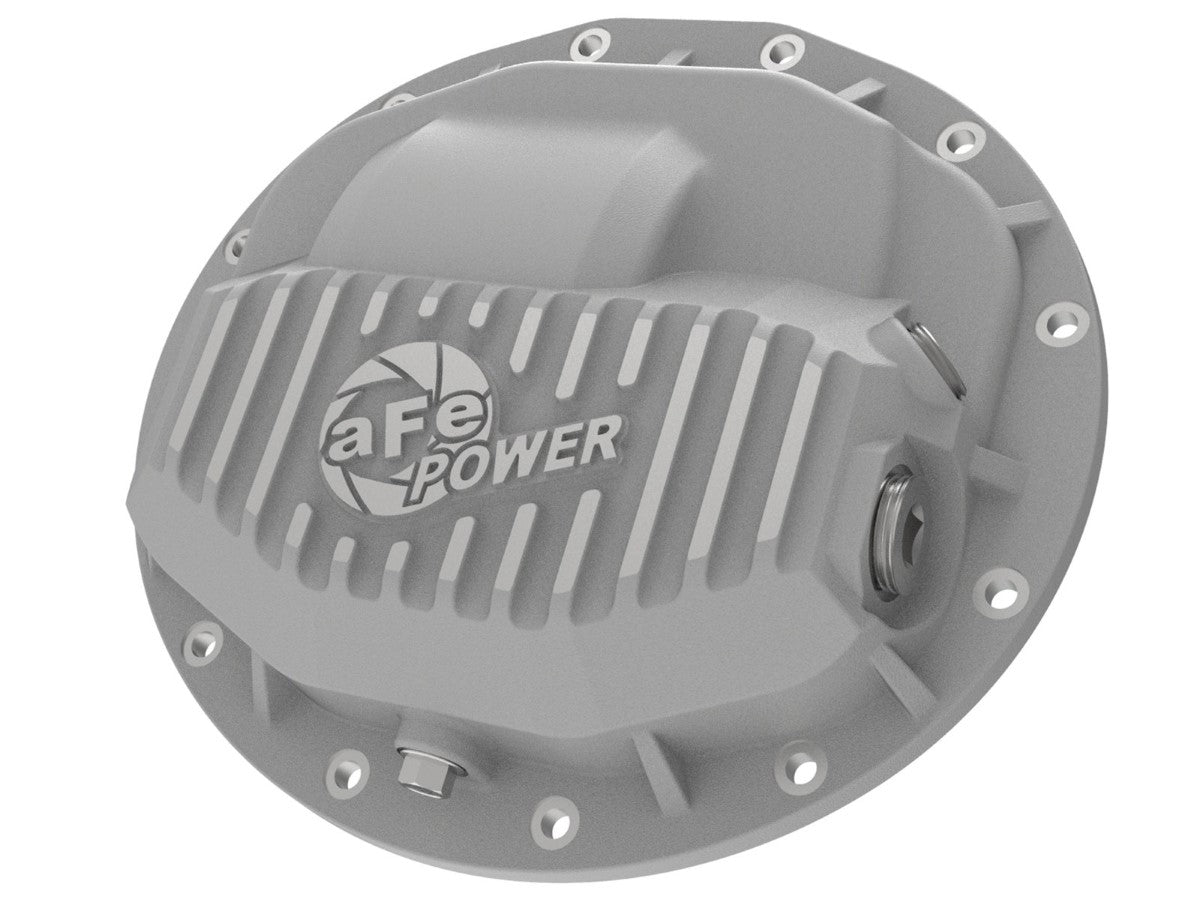 aFe Power Street Series Front Differential Cover Raw w/ Machined Fins 13-18 RAM V8 5.7/6.4L