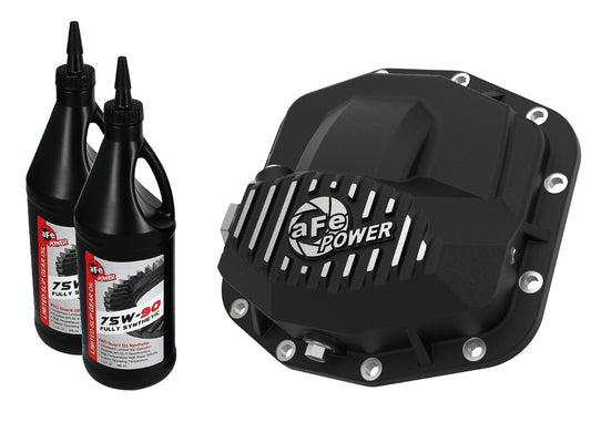 aFe 46-71031B aFe POWER Pro Series Front Differential Cover Black w/ Oil