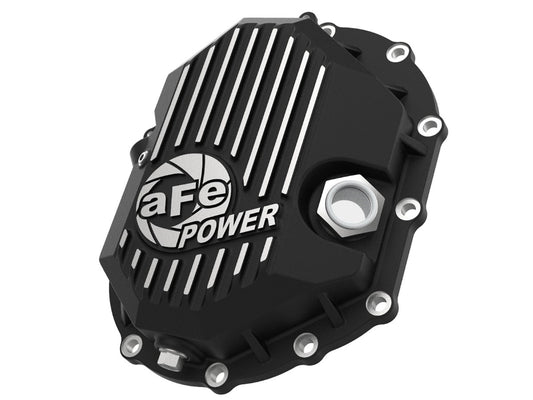 aFe 46-71050B aFe POWER Pro Series Front Differential Cover Black w/ Machined Fins